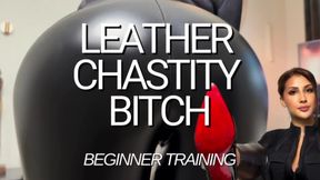 Leather Chastity Bitch Training [BEGINNER] [CUSTOM - NO NAMES]