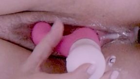 Vibrator in Stepmom&#039;s Creamy, Made Her Squirt