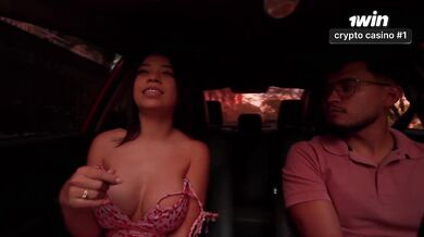Uber ride turned creampie for this latina wife cheating on her hubby