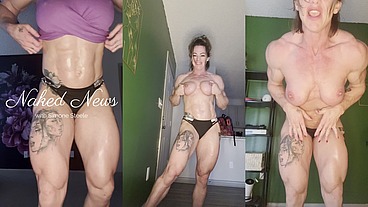 Naked News with Simone Steele Part One