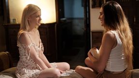 Luring Charlotte Stokely and Ella Reese - mutual masturbation action - Sweet Heart Video