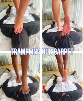 Trampling our carpet ft. Miss Rose (Part 1)