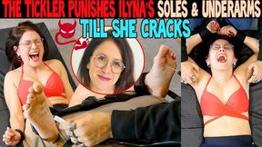 THE TICKLER PUNISHES ILYNA'S SOLES & UNDERARMS TILL SHE CRACKS - HD WMV
