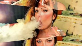 Close-up - Feel my creamy smoke and smoke with me - Newport Menthol