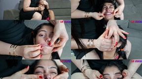 STRONG HANDS SQUEEZED FACE - GODDESS LETICIA MILLER & SLAVE LITTLE KATITA - EXCLUSIVE LM VIDEOS FEBRUARY 2026 - CLIP 2