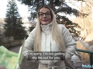 Public Agent - Sexy Female Trainer with Great Bazookas and Butt