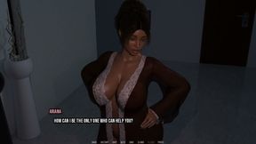 Ariana Dark Christmas2 - Gameplay - Roleplay - BBC Santa Fucks Faithful Wife in Livingroom