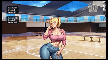 Futanari Muscle Growth World [ Femboy Hentai Game ] Ep.5 futa giant cock sucking in gloryhole !