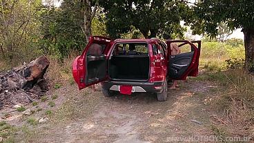 Fiz troca troca com o motorista de aplicativo