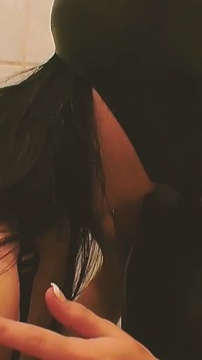 Deeper Lesbians Scene-1_lesbian Fetish Couple Having Sex in the Shower Wearing Latex Masks