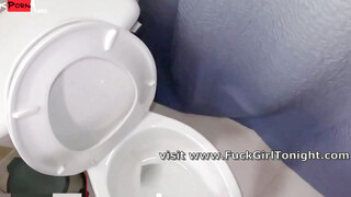 Hot MILF Shares Bathroom With Step-Son And Gives Him A POV Ride Of His Life