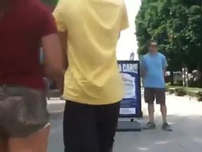 Candid Hard Ass in Tiny Shorts