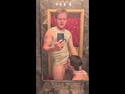 I love kneeling before my bf hung XL bwc