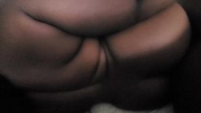 Tanned MILF uses vacuum pump on his huge uncut cock