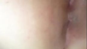 Naughty girlfriend flashing butthole for me