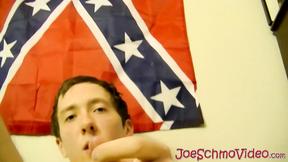 ”Nerdy fellow Rainer masturbates & gets his dick sucked off”