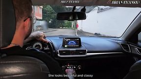 Colombian MILF Monique Fuentes gets fucked in the car by her driver