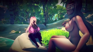 Pink haired Bimbo is mating pressed by giant reindeer Futa | A flowerbed's fate S2: E11 trailer