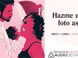 El fotógrafo dominante coge a una modelo sumisa [relatos para tocarme]