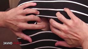 Asian Rino Momois deepthroat cumshot leading to wild creampie sex