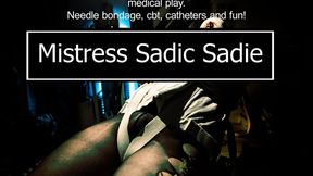 Needle bondage and cbt