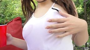 Joseline Kelly drinks all of her step brother'_s cum!