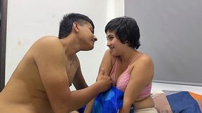 PAWG latina gets her phat pussy fucked by a turned on stepbro