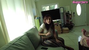 mia hope learns to change your cummy messy wet diaper