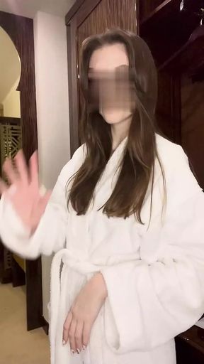 An incredibly sexy brunette is waiting for you