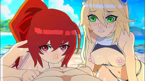 Steamy Anime Beach Encounter: Wild Uncensored Pleasure Under the Sun