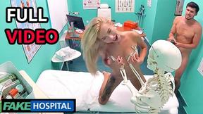 ”Blonde Russian Swallows Doc's Cum in Fake Hospital”