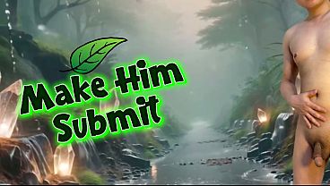 A cocksucker challenged his friend to wrestle and submit to him