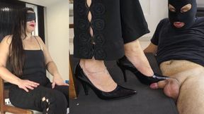 Crushing Challenge: Laura Stomps On My Cock Vigorously