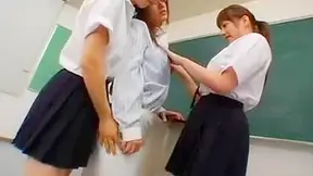 Japanese Lesbians – Wild Threesome with Intense Cunnilingus Grind Sessions!