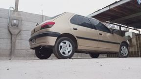 jumping non-stop in the car – back seat