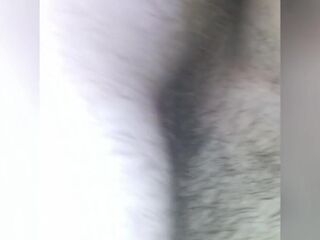 Wet teen pussy gets cummed on by big white dick