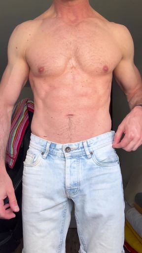 Jerking off My Big Fat Cock