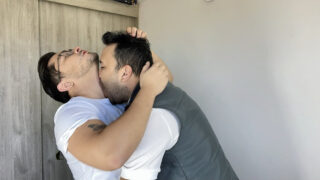 Homemade clip of amateur young gays getting anally fucked, big dick