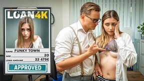 Young student Funky Town takes out a loan for the first time