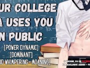 Your College TA Uses You In Public To Boost Your Grade Male Moaning Audio