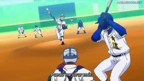 Naughty Anime Girls Distract Hot Coach During Steamy Baseball Practice Game