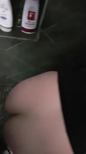 HUGE COCK amateur MILF drinks piss