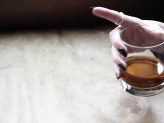 The Femdom Fetish Movie scene: Mom Dominatrix-bitch's Ding-dong and Foot Worship