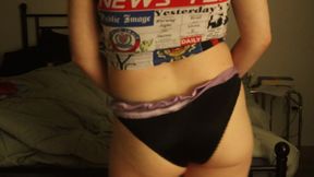 Trying on Panties and Touching Myself