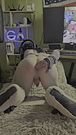Femboy thrill rides tight ass between thighs