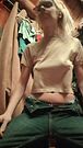 Puff 420 N Try On Tan Shirt
