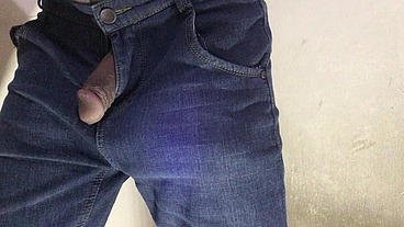 Jerking with pants