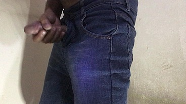 Jerking with pants