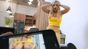 Daddycrush - Slutty Blond Teen Accidentally Sends Her Nude Photos To Her Stepdad