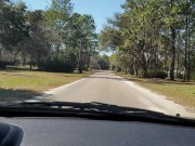 One of my very first public exhib strip vids during broad daylight on a dirt road!